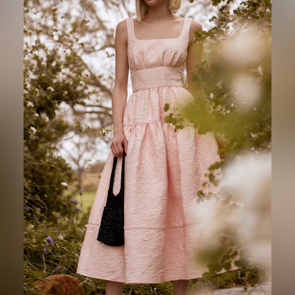 HUNTER BELL NWOT Mara Dress Pink Size 4